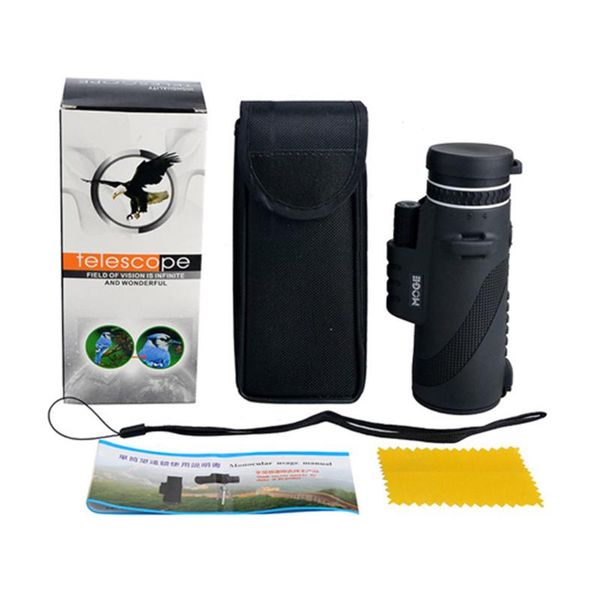 

long range powerful monocular portable mini spyglass zoom quality 40 x 60 hd hunting travel telescope