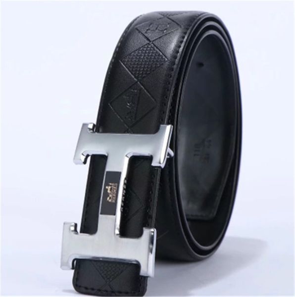 

3fashion genuine leather no hermÃ¨s men belt good quality smooth buckle mens women belt jeans strap with box, Black;brown