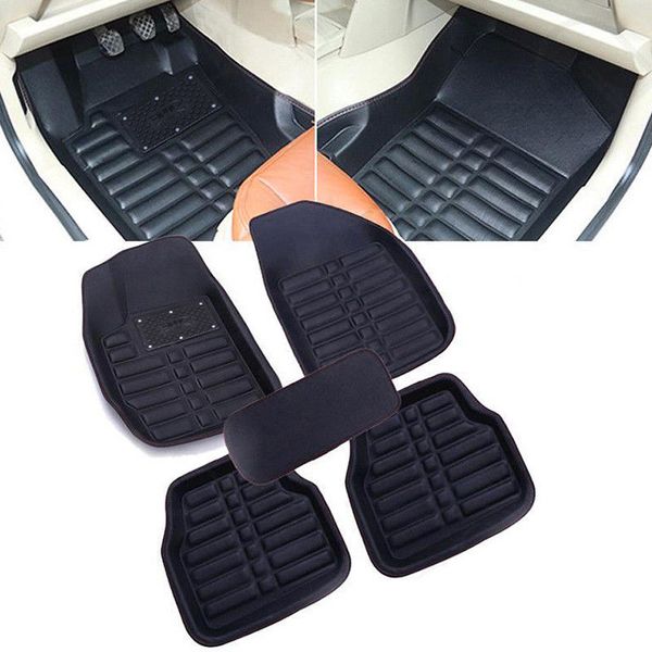

5шт универсальных автомобильных авто ковриков floorliner frontrear ковер all weather mat