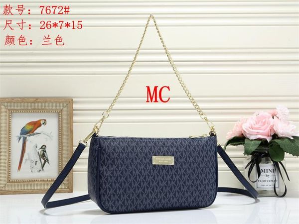 

ww2 new famous handbag fashion pu leather handbags women tote shoulder bags lady backpack bags purse wallet mc7672