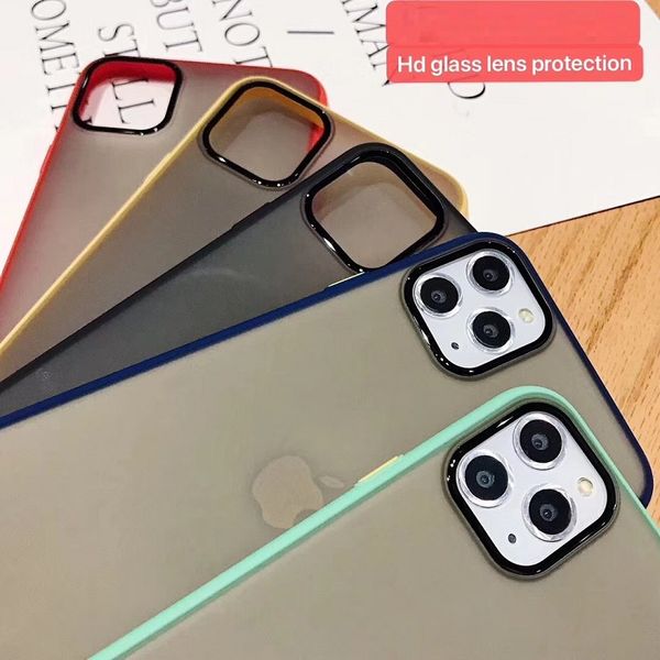 

hd glass lens protection designer phone case hit colors shockproof cell phone cover for iphone 11