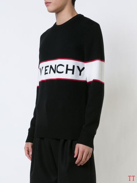 

19 pring winter europe pari american tar fa hion men port weater ca ual women cla ic t hirt pullover man o neck knitwear gv6, White;black