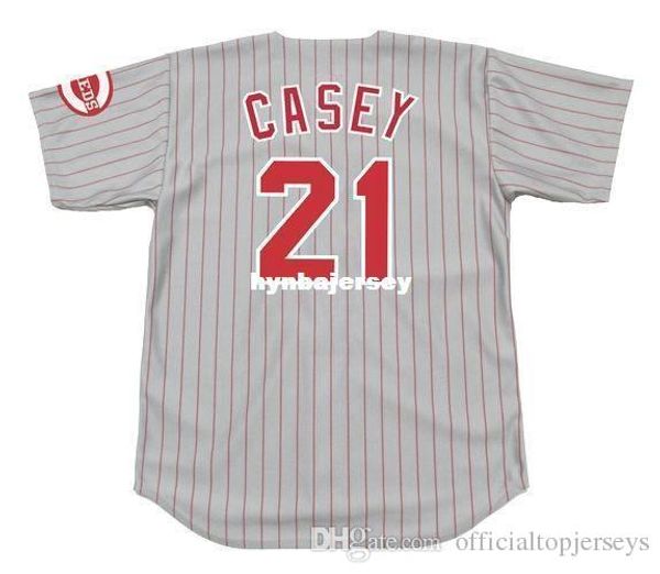 

custom sean casey cincinnati stitched 1998 majestic vintage away baseball jersey retro mens jerseys running, Black;blue