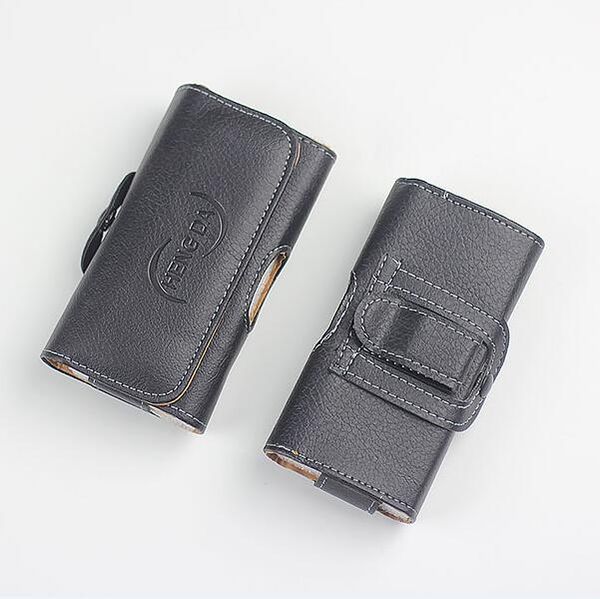 

universal wallet pu leather horizontal holster phone case cover pouch waist bag with belt clip for iphone 11 pro max xr x xs 8 7 6 6s plus
