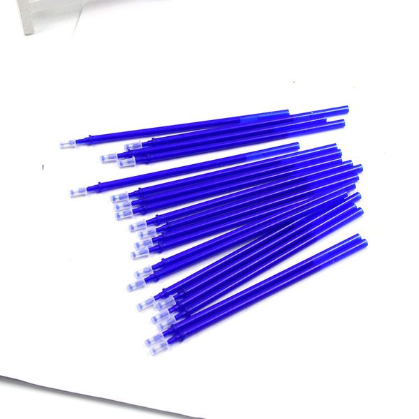 

20pcs/set office erasable pen refill magic pen erasable refill 0.5 mm blue writing ink from school stationery gift tools, Blue;orange