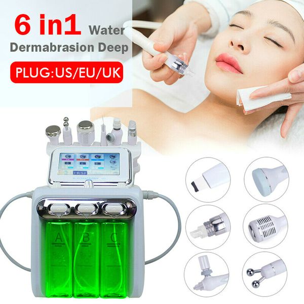 

6 in 1 skin peeling water dermabrasion hydra facial machine h2-o2 water bubble deep cleaning professional for beauty salon use