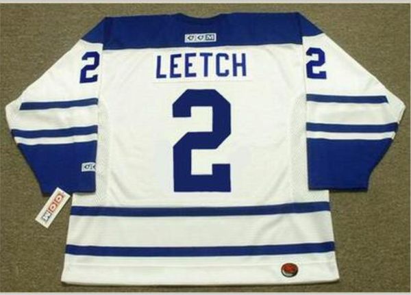 

mens #2 brian leetch toronto maple leafs 2003 ccm hockey jersey or custom any name or number retro jersey, Black