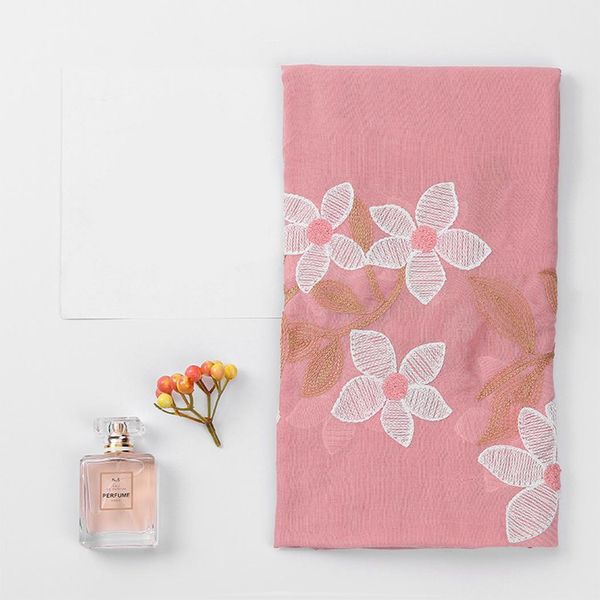 

pattern multifunction wrap blanket embroidery shawl flower women scarf square, Blue;gray