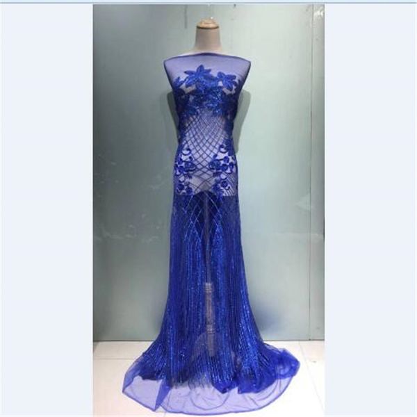 

fashion sequins french net lace fabric material tassel tulle net lace fabric with sequins for lady wedding dress party, Black;white