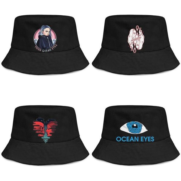 

billie eilish mens and women buckethat fitted baseball bucket baseballcap billie-eilish oceean eyes billie eilish art-1 painting, Blue;gray