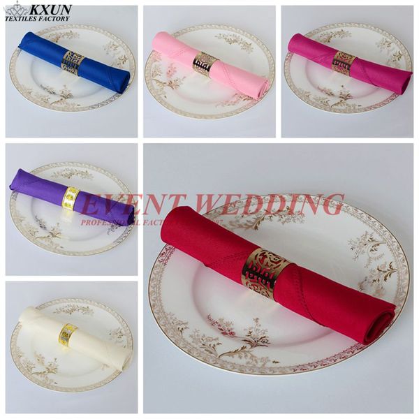 

100pcs \ lot 30x30cm table napkin linen napkins for table cloth wedding event banquet decoration