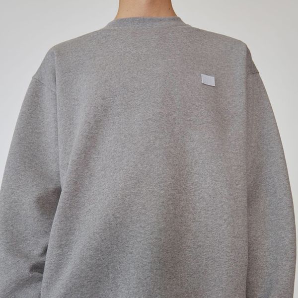 

19fw face crewneck длинные рукава повседневная solid color толстовка моды пуловер свитер sportwear конструктора mens street толстовки, Black