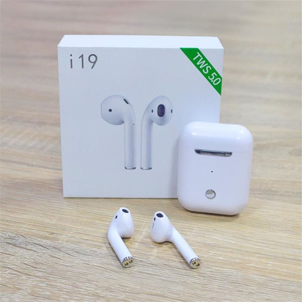 

Tw new i19 wirele touch with charging bin bluetooth head et headphone v5 0for iphone am ung huawei tereo earphone