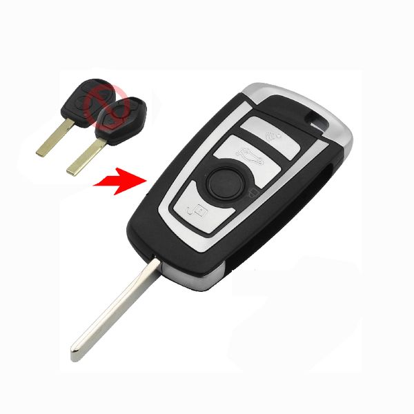 

modified flip remote car key fob for ews system pcf7935 315mhz/433mhz for x3 x5 z3 z4 1/3/5/7 series hu92 blade