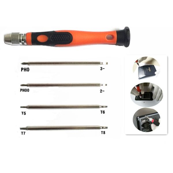 

8 in 1 multi-function screwdriver bits + handle mobile phone computer screwdriver household appliance repair tools