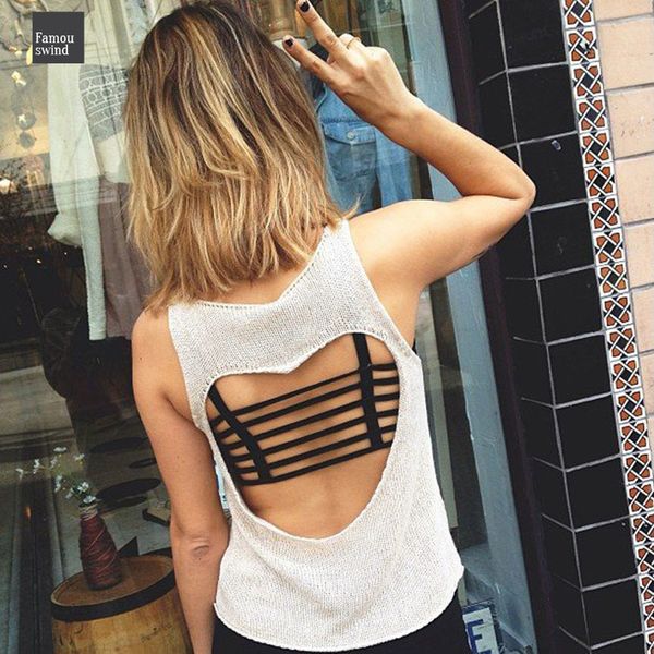 

sexy 1pcs хлопок белье женская проложенный backless выдалбливают crop tops женский жилет cut out лета рукавов топы жилет, Red;black