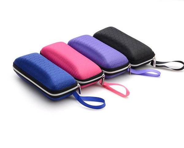 

New eyegla e box honeycomb tyle man and women fa hion ungla e ca e lightne pectacle ca e re i t compre ion colour n2468