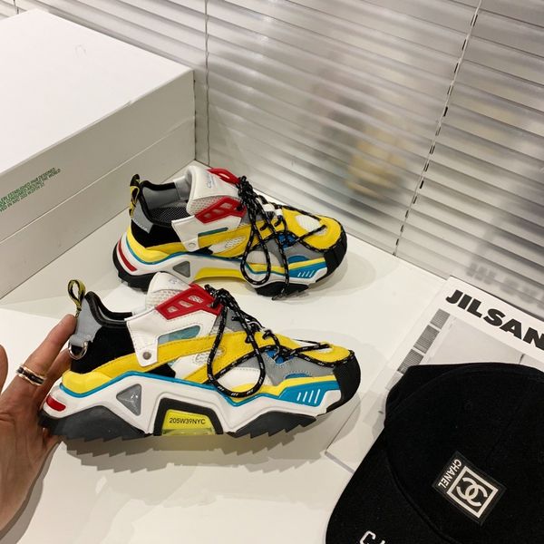 

platform selling men's and women's outdoor sports shoes couple models casual shoes thick soles increase basketball shoes breathable8