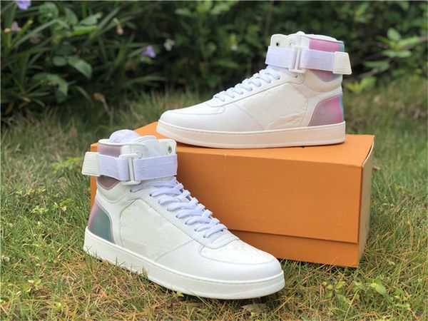 

2020 new mens luxury designer shoes plate-forme women designers sneakers genuine leather v authentic with box eur 38-45, Black