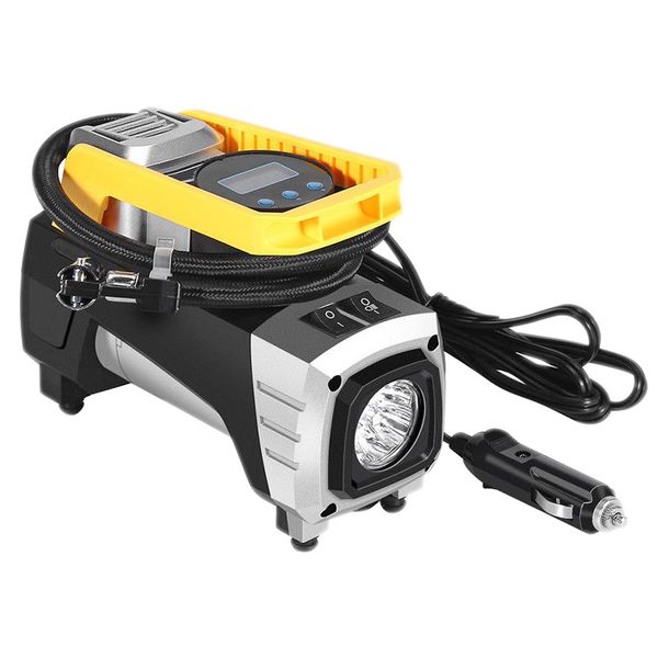 

12v car air compressor pump digital display led light car pump auto supplies