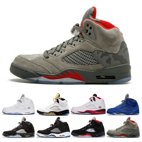 

Basketball Shoes 5 5s Men Women Bred Light Aqua Laney Red Blue Suede White Cement Metallic Black Mens Athletic Sports Sneaker Size 5-13