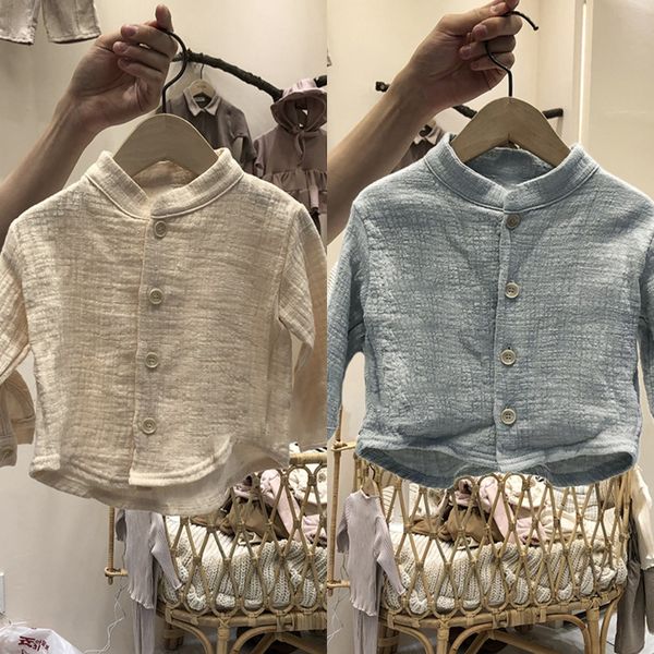 

rtw7f autumn 2020 for boys children's clothing children's clothing and girls japanese and korean cotton yarn wrinkle style all-mat, White;black