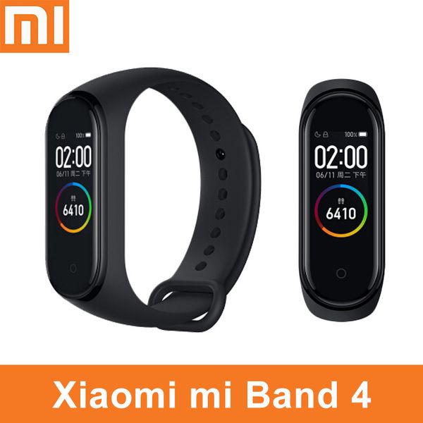

Original xiaomi mi band 4 3 mart bracelet watch wri tband miband oled touchpad leep monitor heart rate fitne tracker