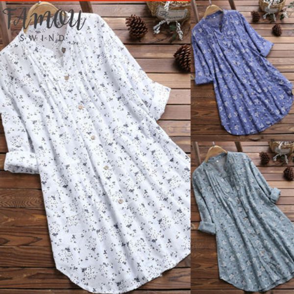 

women casual polyester blouses loose long sleeve tunic shirt summer elegant blouse streetwear plus size  3xl 2020 fashion new, White