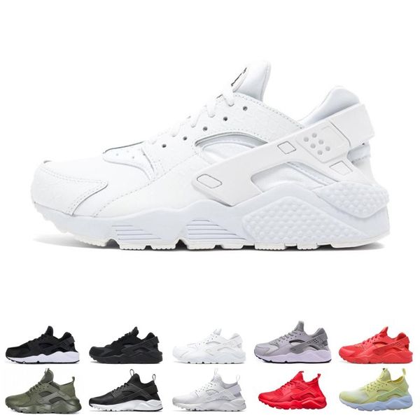 

fashion Huarache 1.0 4.0 Running Shoes Men Women Top Quality Stripe Balck White Oreo Sport Shoes Designer Sneakers Trainers size 36-45