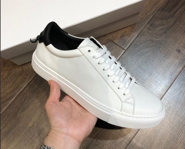 

men classic genuine leather arena brand flats sneakers male high shoes men fashion casual lace up shoes, Black