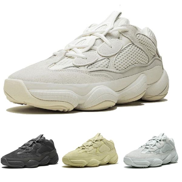

2019 500 bone white salt wave runner blush desert rat super moon yellow running kanye west mens women sneaker sports outdoor shoes