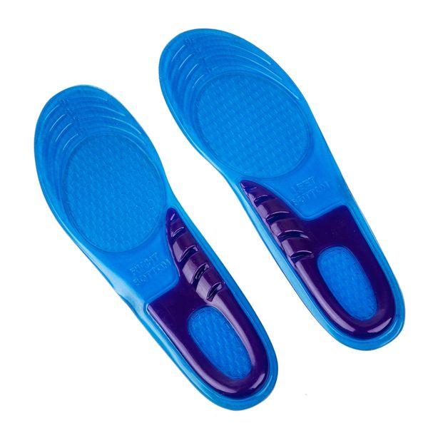 

auau-new ortc arch support massaging gel insoles confortable wear, Black