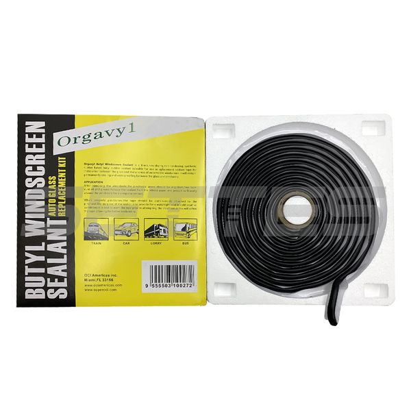 

1 piece 9.5mm*4.57m black cars sealant butyl snake glue for headlamp cover sealing synthetic rubber diy style headlight retrofit