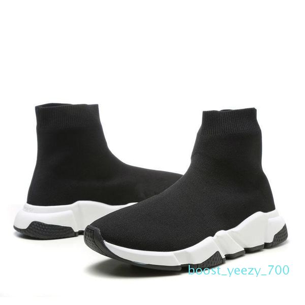 

triple black green designer shoes speed trainer oreo flat luxury fashion socks designer mens women sneakers with box b70