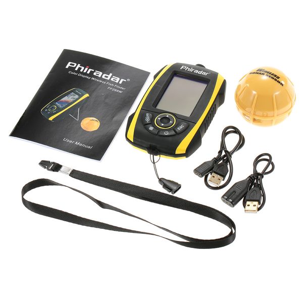 

2.8" tft portable wireless sonar fish finder outdoor fishing finder fish detector