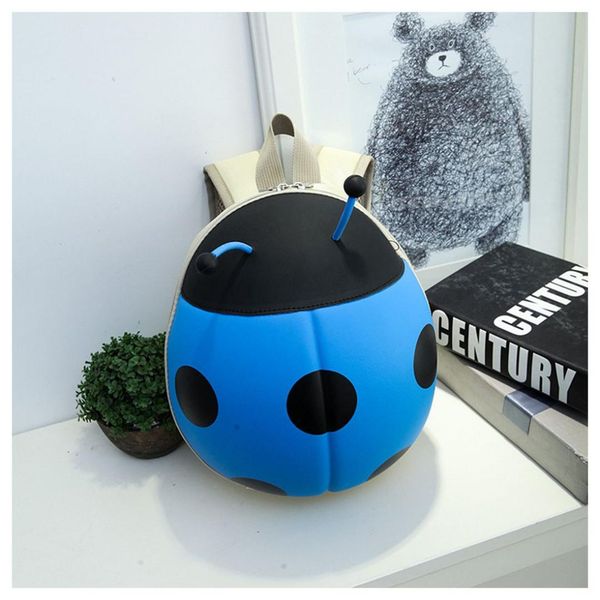 

abdb child backpack cartoon beetle zipper toddler shoulder bag