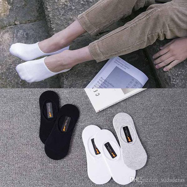 

mens summer socks solid color white black grey ankle sports athletic socks