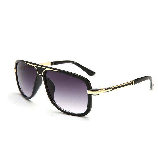 

wholesale-fashion women men design sunglasses polygon uv400 gradient vintage brand sun glasses with metal frames for women sunglass a550, White;black
