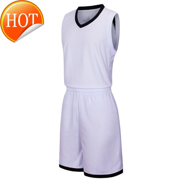 

2019 new blank basketball jerseys printed logo mens size s-xxl price fast shipping good quality white w002aa1, Black;red