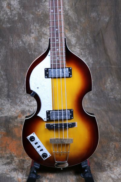 

hofner b-bass left hand electric bass guitar original made in china hollow body