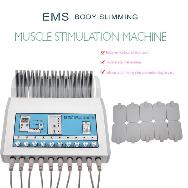 

slimming machine weight loss heating ems muscle stimulator electrostimulation machine russian waves ems electric muscle stimulator