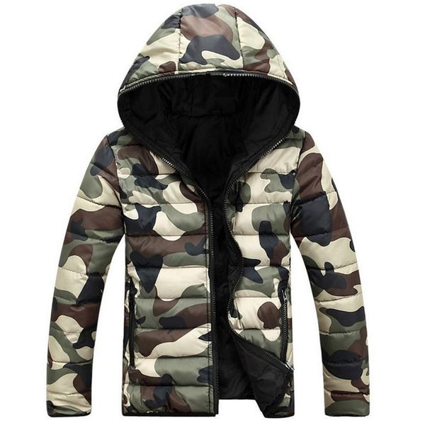 

brand men's clothing winter jacket with hoodies outwear warm coat male solid winter coat men casual warm down jacket, Black