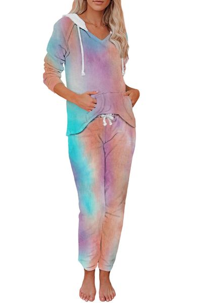 

for pajamas tiedye for donna conjuntos cortos de pijama con cuello redondo y pijama tie dye t shirts womens grey garden2010 zgaq, Blue;gray