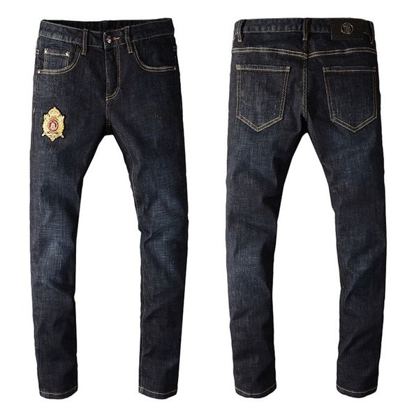 

2020 new arrival mid-waistline pants mens jeans waist ribbon splicing mens designer pants mens joggers fear of god, Blue