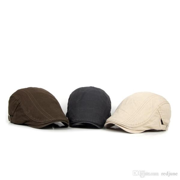 Men and Women Beret Hat Adjustable Beret Caps Spring Summer Outdoor Sun Breathable Bone Flat Berets Cap Hat