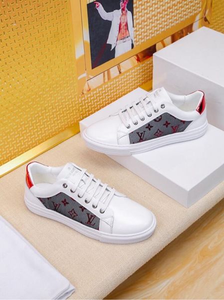 

new men's luxury casual shoes, fashion brand shoes, autumn and winter design men's shoes, classic retro pattern style, flat bottom, Black