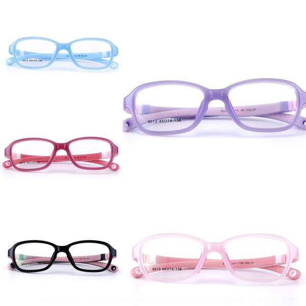 

pathways silicone children's frame student memory light amblyopia comfortable tr90 frame 9013 silicone glasses glasses, Silver