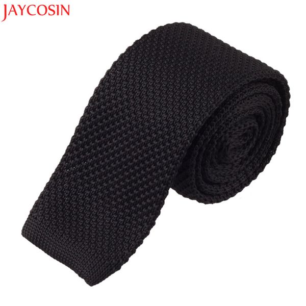 

fashion men knit knitted tie necktie neck narrow casual slim skinny woven sep2830, Black;blue