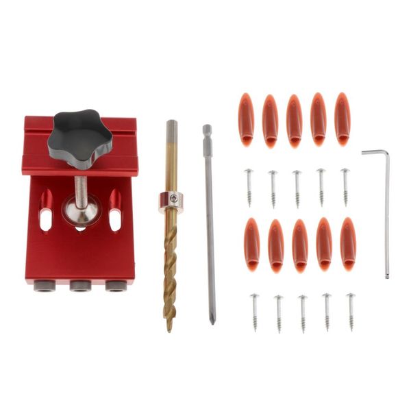 

aluminum hole jig 3 holes oblique hole tools set diy kit
