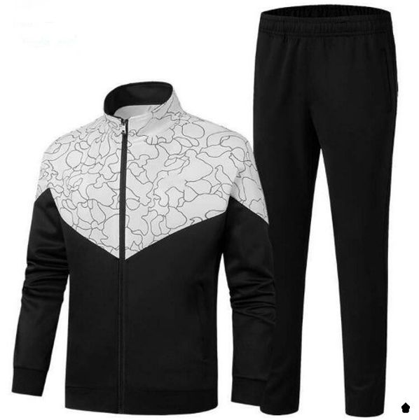 

fashion autumn sport tracksuits for mens streetwear designer tracksuits with brand letters mens &pants track suits clothings, Gray
